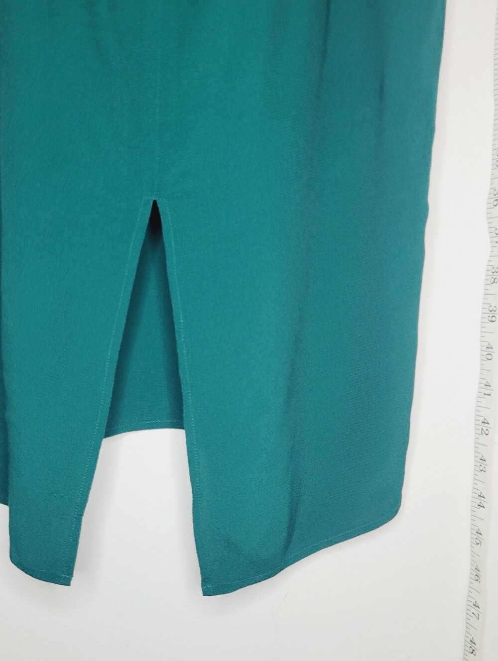 Reformation Maren Dress Emerald Green Midi Slim fit Cap Sleeves Back Cut-out - Picture 8 of 11